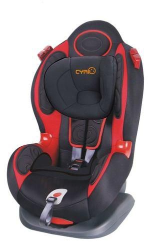 Cyril ES01-SB37-001T Car Seat - Black/Red