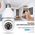 BULB CCTV CAMERA WIFI PANORAMIC 360° SMART LED SENSOR LIGHT