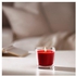 Scented Candle in Glass, Red Sweet berries, 9cm Height, 40 Hrs Burning Time - 102IK51093