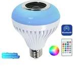 Generic Wireless Bluetooth E27 B22 LED Light Bulb Music Playing Lamp With Remote Control