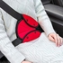 2Pcs Child Car Safety Cover Harness Strap Cars Adjuster Pad Baby Kid Seat Belt Seatbelt Clip Seat Belt Adjustable Knob Belt (Red + Grey)