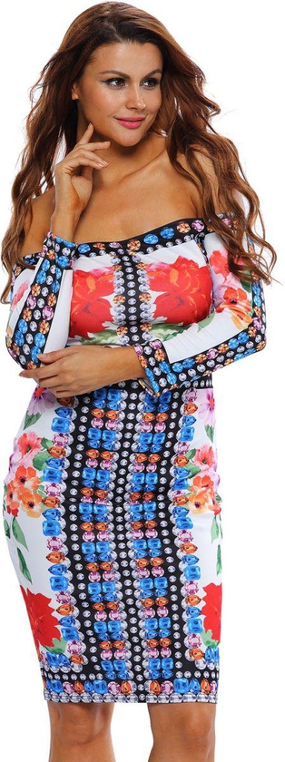 Multi Color Mixed Special Occasion Dress For Women