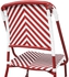 VASSHOLMEN Chair, in/outdoor - red/white