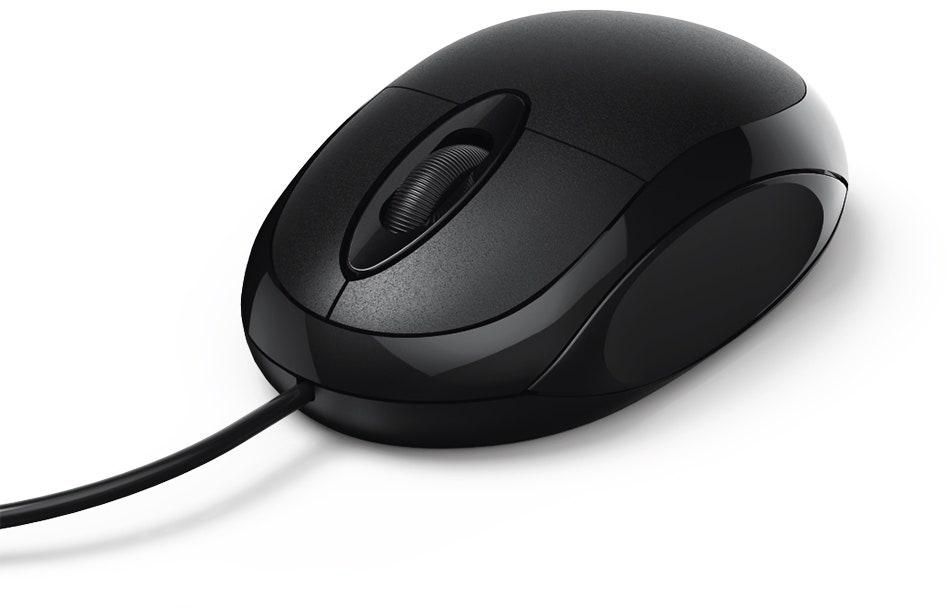 Hama" MC-100" Optical 3-Button Mouse, Cabled, Black
