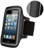 Sports Gym Running Jogging Armband Mobile Phone Holder For Apple iPhone 5 5S 5C - Black