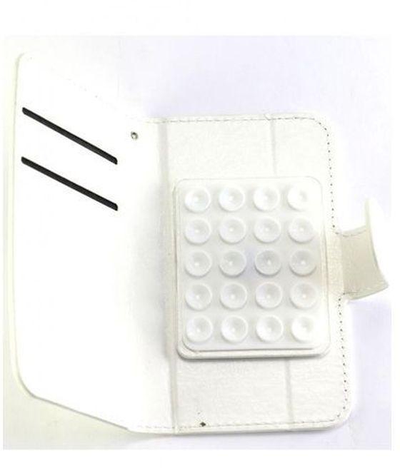 Mobile Cover With Rotating Base For Nokia ASHA 500 White