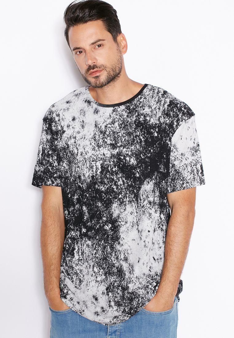 Crackle Ribbed T-Shirt