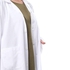 Unisex Full Buttons Down Doctor Robe - White