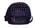 Generic Cute Mini Stylish Women's Studded Backpack with Snakeskin-Effect Leather