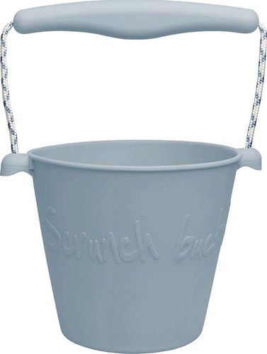 Scrunch Silicone Bucket, Suitable for 12 Months to 5 Years of Age, Duck Egg Blue | SCN-B-001