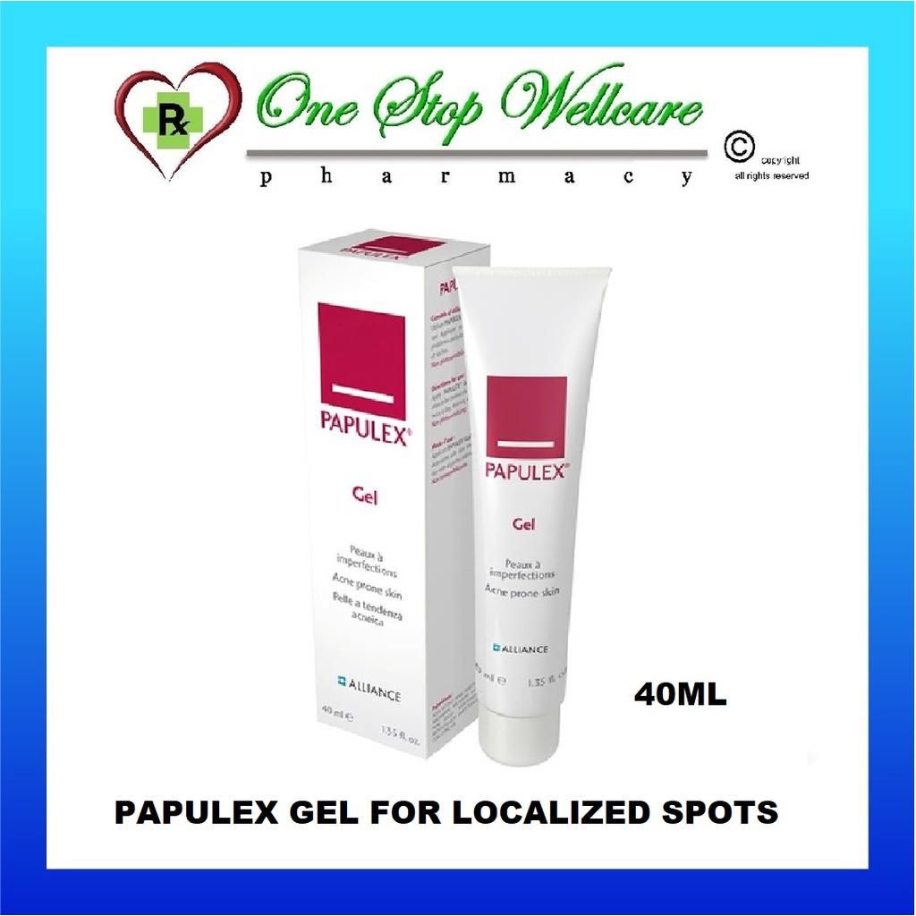 Papulex Gel For Localized Spots 40ML (EXP: 09/2024)