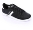 Activ Side Branded Leather Lace Up Sneakers - Black