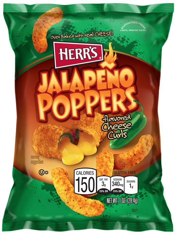 Herr's - Jalapeno Poppers Chips - 28g- Babystore.ae