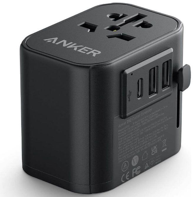 Anker 312 Outlet Extender 3 Usb Ports Usb 3 30W Max Capacity Ultra Small - A9212K11