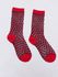 Kamata Red Madowa Dowa Sheer Socks - Red
