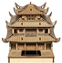 Universal Assembly Yueyang Tower DIY Colored Drawing And Automatic Solar Light Sensation 3D Plzzles