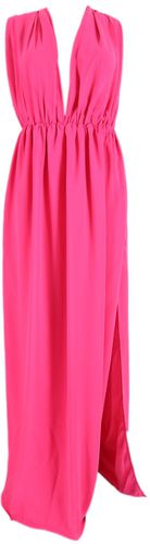 Pink Chiffon long Dress