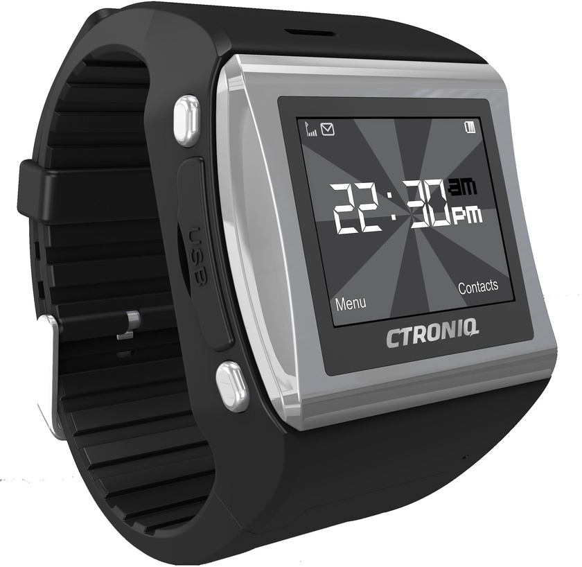 Ctroniq E-700 Smart Watch Phone-Black