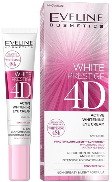Eveline - White Prestige 4D Whitening Eye Cream 15ml- Babystore.ae