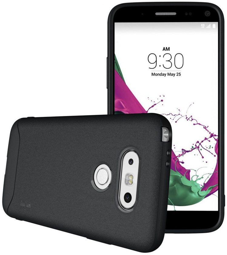 LG G5 Case Cover , TUDIA , Soft Gel TPU Skin Fit Case , Black
