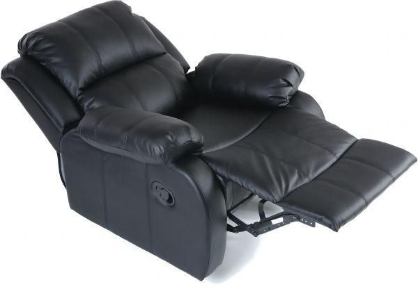 360 Degree Rotating And Rocking Recliner Sofa Chair Black Xr