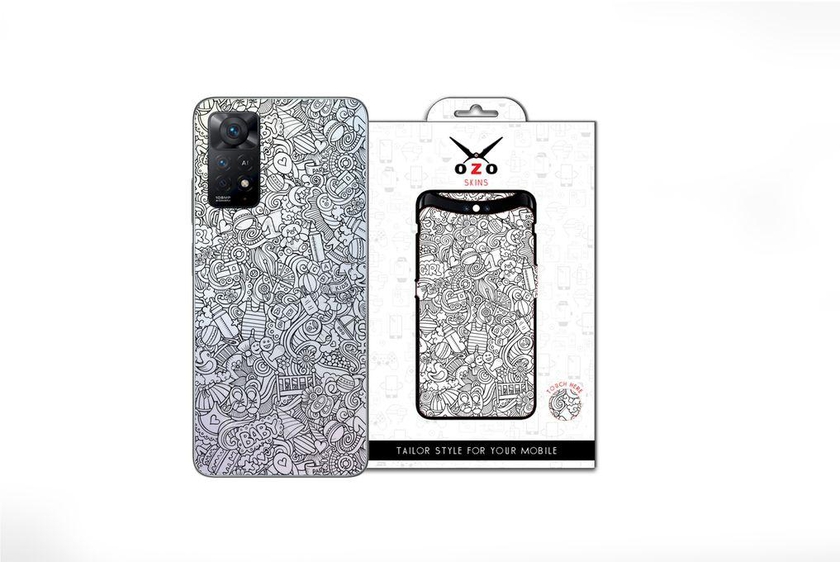OZO Skins Ray Transparent With Drawing Kids Toys (SV514MHD) (Not For Black Phone) Skin For Xiaomi Redmi Note 11 Pro 5G