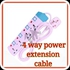 Power King 4 Way Power Extension Cable With Switch