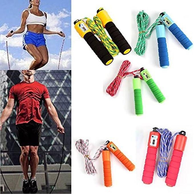 Adjustable Fitness Skipping And Jumping Rope With Counter