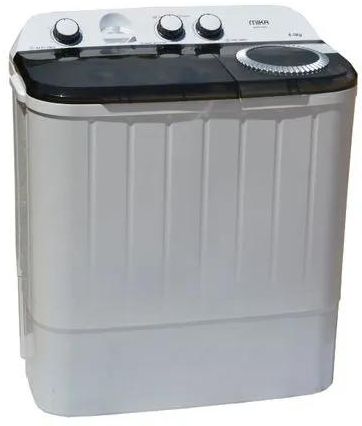 Mika MWSTT2206 Top Load Twin Washing Machine, 6Kg