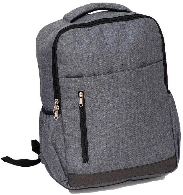 Unisex Various Colour Backpack / Student Bag (Blue - Grey)