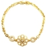 XP Jewelry FlowersStrassy Bracelet - Gold