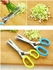 Home Stainless Steel 5 Blade Kitchen Scissors Multicolour