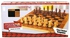 شطرنج خشب واكسماتبي حجم كبير قطع كبيره خامه ممتازه ثلاثه في واحد، جميع الاعمار