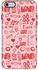 Stylizedd  Apple iPhone 6 Premium Dual Layer Tough case cover Gloss Finish - Love Doodle  I6-T-184