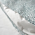 TRÄDKRASSULA Duvet cover and 2 pillowcases, white/blue, 240x220/50x80 cm - IKEA