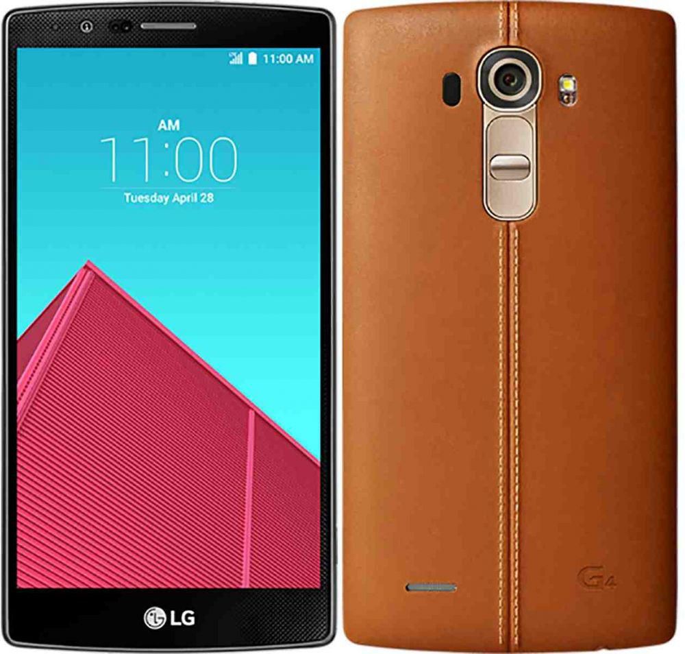 LG G4 H818 Dual Sim - 32GB, 3GB RAM, 4G LTE, WiFi, Brown Leather Back Cover