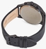 Men's Black L12.12 Chronograph Leather Watch