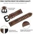 MroTech compatible with Huawei Watch 2 Classic,GT Active/Elegant,GT 2 46mm Quick Release Band Replacement for Samsung Galaxy Watch 46mm/Gear S3 Frontier/Classic 22mm Quick Release Leather Strap Brown