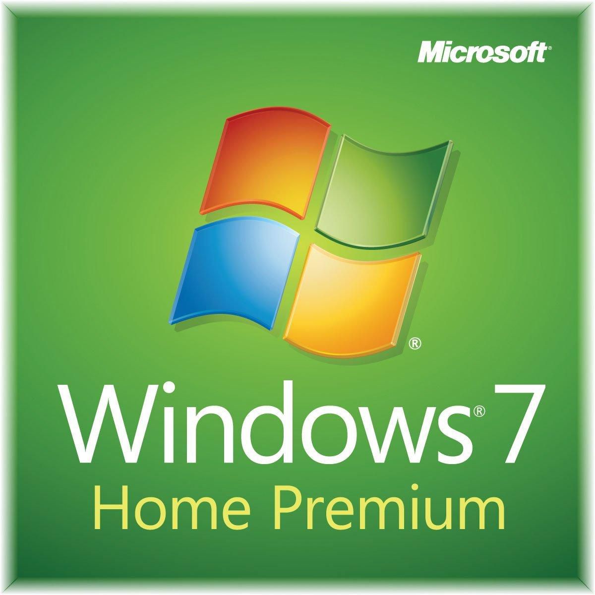 Microsoft Windows 7 Home Premium SP1 64bit System Builder DVD 1 Pack