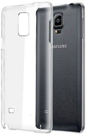 Silicone Back Cover For Samsung Galaxy Note 4 Clear