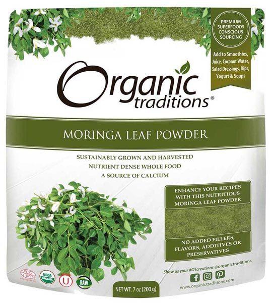 Organic Traditions Moringa Leaf Powder 200 g
