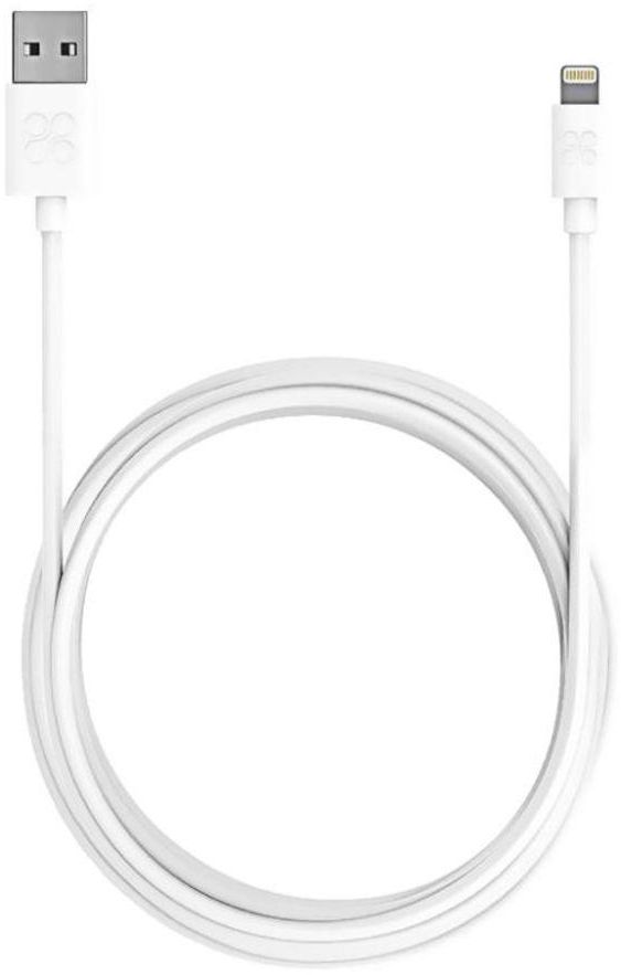 LinkMate LT Data Sync Lightning Charging Cable White 1.2 meter