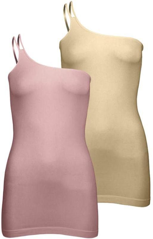 Silvy Set Of 2 Casual Dress For Women - Rose / Beige, 2 X-large