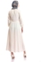 White Turn Down Collar Simple Buttoned Dress