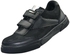 Tirenti Boy's Black Leather/Mesh Flat Shoes For School