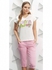 Women Cotton Pajama with Bermuda Pink M