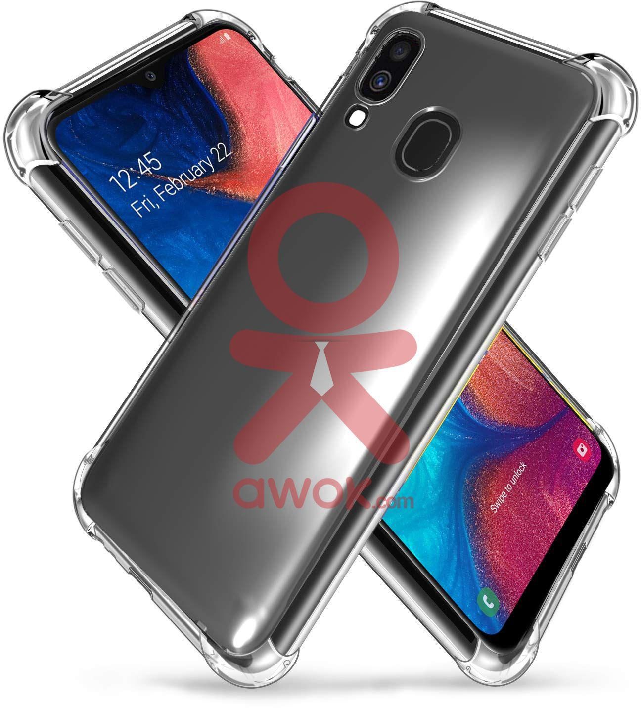 JD Crystal Clear Anti-Burst Shock Absorption Protection TPU Case For Samsung Galaxy A60 (2019)