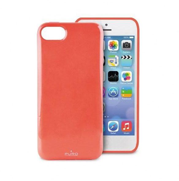 Puro  Anti Shock Back Cover for Apple iPhone 5c - Orange