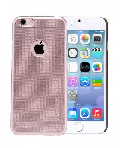 Nillkin Super Frosted Shield Case for iphone 6 plus 6s plus / screen protector included / Rose Gold