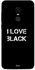 Skin Case Cover -for Xiaomi Redmi Note 5 I Love Black I Love Black